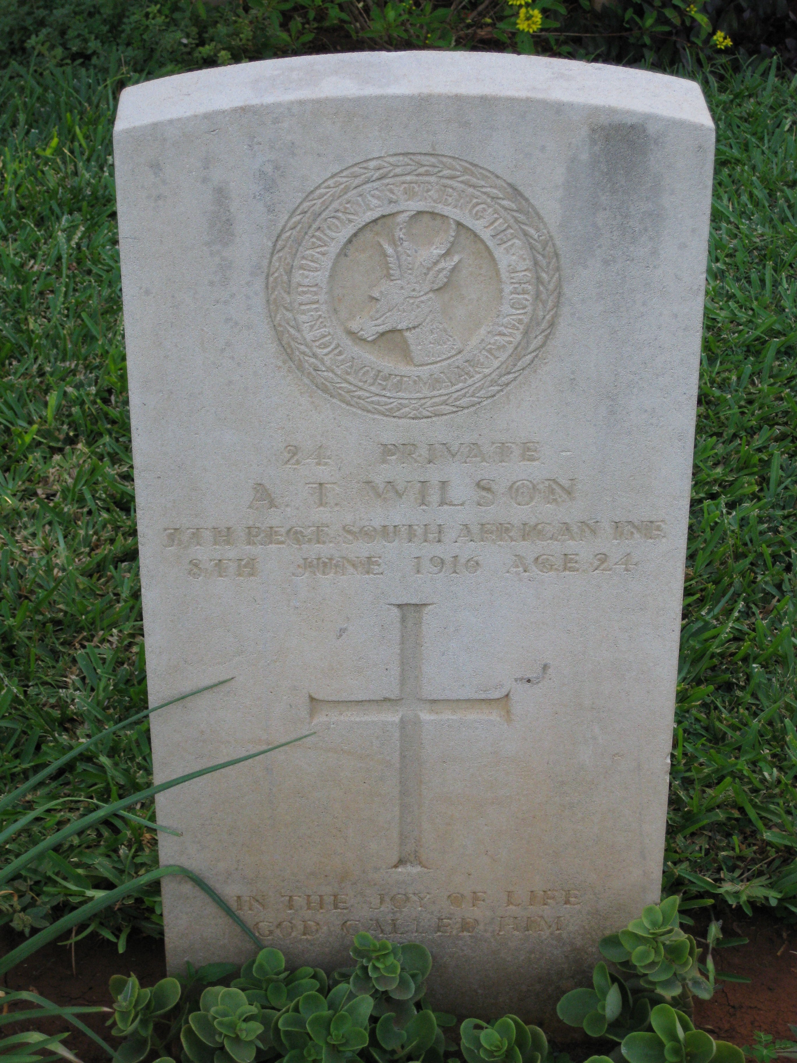 Photo from /search/photos/Tanzania/DAR ES SALAAM WAR CEMETERY/WILSON_AT.jpg